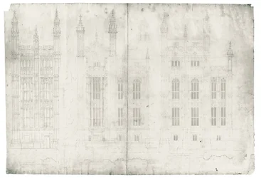 Drawing for the Houses of Parliament, c.1836-40
