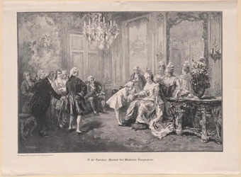 Mozart in Front of Madame Pompadour