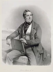 Portrait of David Roberts, frontispiece to Volume I of 