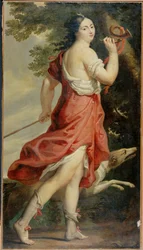 Mme. de Montespan, Mistress of Louis XIV as Goddess Diana