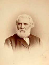 Ivan Turgenev, Russian author, late 19th century