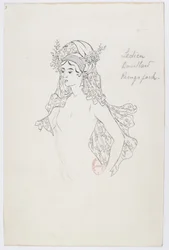 Holmès - The Black Mountain - Costume Designs by Charles Bianchini - 03(b). Ledieu, Bouillard, Reingspach, (Ladies