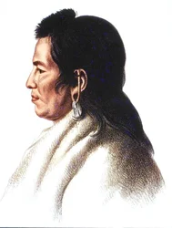 Shahaka (Big White) chief of the Mandan people