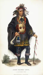 Okee-Makee-Quid, A Chippeway Chief, 1854