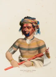 Shau-Hau-Napo-Tinta, an Ioway Chief