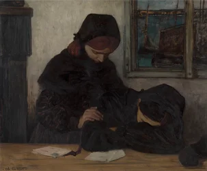 Mourning in Ouessant (Brittany)