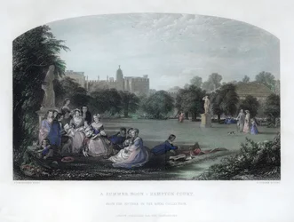 A Summer Noon: Hampton Court
