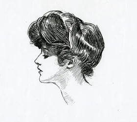 A Gibson Girl, c.1902