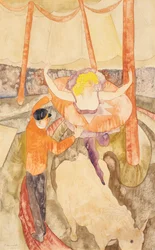 Equestrienne and Assistant