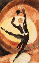 In Vaudeville: Acrobatic Male Dancer with Top Hat