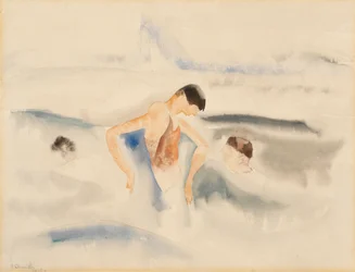 Three Figures in Water
