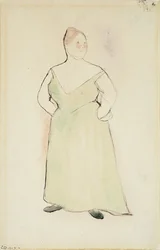 Woman in Evening Dress