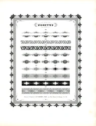 Floral Decorative Bands and Ornamental Borders