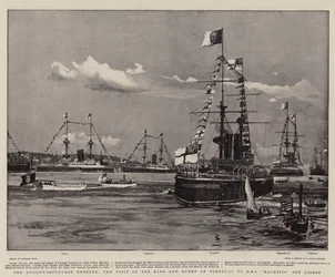 The Anglo-Portuguese Entente, the Visit of the King and Queen of Portugal to H M S Majestic off Lisbon