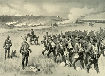 The City of London Imperial Volunteers at Doornkop on the 29th of May