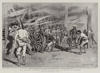 The Fighting in Manila, United States Troops in Action at Calumpit