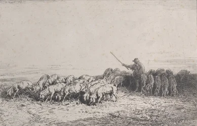 A Herd of Pigs, 1850