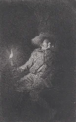A Man in a Cave