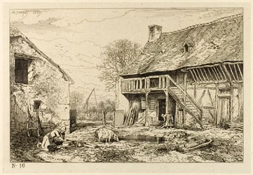 Courtyard of a Peasant Dwelling