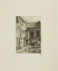 Parisian Courtyard