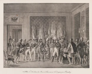 Maires of Paris Receiving Flag of Austerlitz