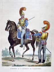 Uniform of the 1st Regiment of Carabiniers, France, 1823