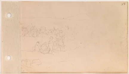 Pahtanka’s (Big Head’s Band) Gathering on Shore