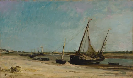 Boats on the Seacoast at Étaples