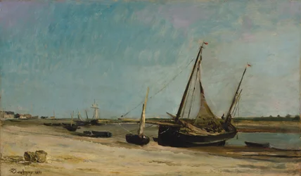 Boats on the Seacoast at Étaples