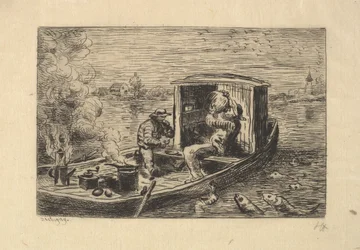 Gobbling a Meal, 1861