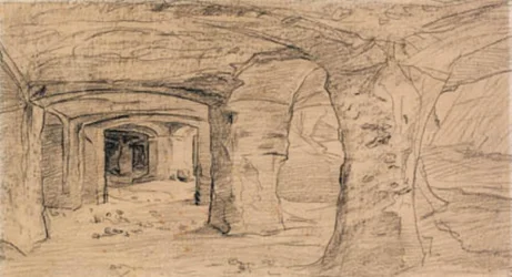 Rock Vaults in the Quarry at Auvers-sur-Oise
