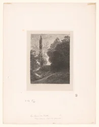 Landscape with Meandering River (Les bords du Cousin) (Series of Etchings of Landscapes)