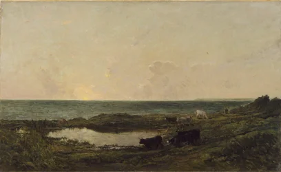 Sunset on the Coast at Villerville
