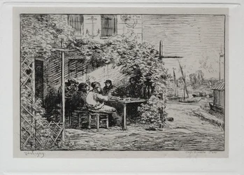 The Boat Trip: The Lunch before Going Aboard at Asnières