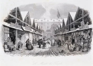 View of the Temple March (Illustration in 