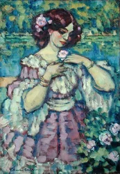 Lady with a Rose