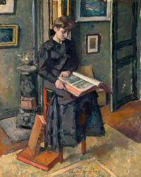 Young Girl with a Book