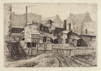 Untitled Wooden House in City