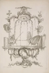 The Duel, from Essai de Papilloneries Humaines by Saint Aubin, ca. 1756-60