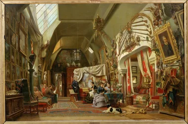 Eugene Giraud in His Studio