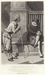 Speed and Launce, Two Gentlemen of Verona, Act II, Scene V