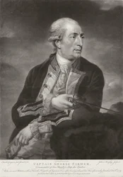 Portrait of George Farmer, Captain of HMS 