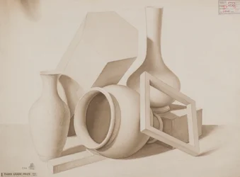 Study [Vases, Square and Hexagon], c.1881