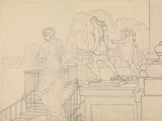 Porch with Statuary, Easton Neston, Northants