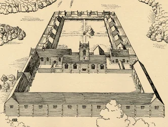 Birds-eye view of Carthusian Monastery
