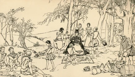The Assembly before the Hunt, 1931