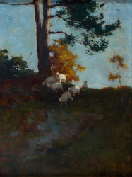 Hillside with Sheep