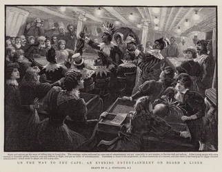 On the Way to the Cape, an Evening Entertainment on Board a Liner