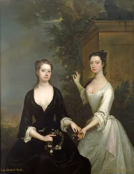 Lady Henrietta and Lady Elizabeth Finch, c.1732