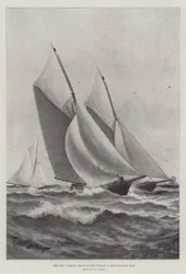 The First Yachting Season of the Century, a Neck-and-Neck Race